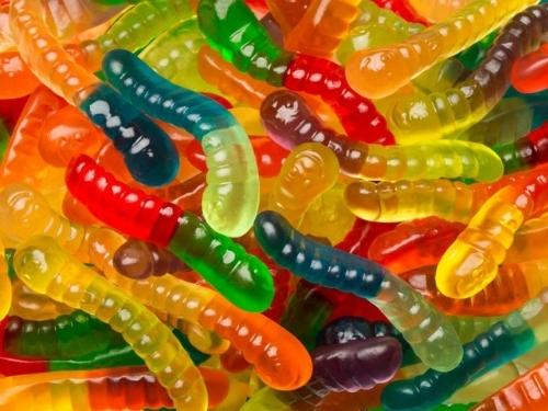 Gummi Worms Natural  1lb 